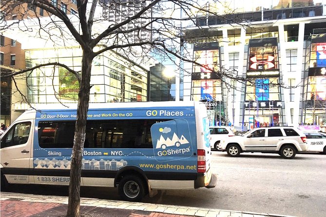 Affordable COVID-Safe, Door-To-Door Transport (Boston To NYC) - Seating, work tables, and the small comforts that matter on a 4 to 5 hour ride