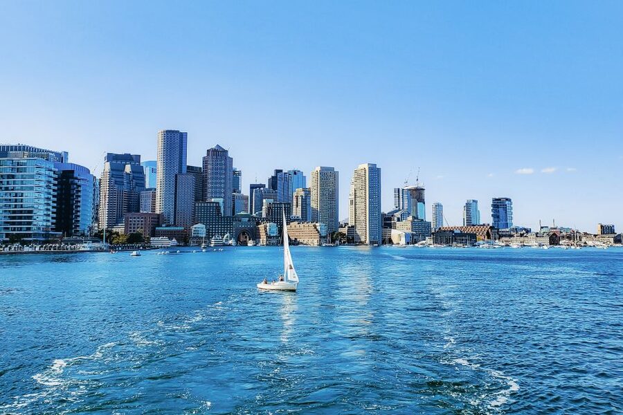 Boston: Boston Harbor Sunset Cruise - What You See: Boston Harbor Landmarks from Sea Level