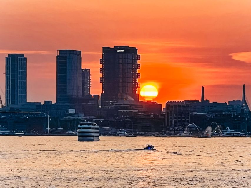 Boston: Boston Harbor Sunset Cruise - USS Constitution, Old Ironsides, and the Cannon Moment