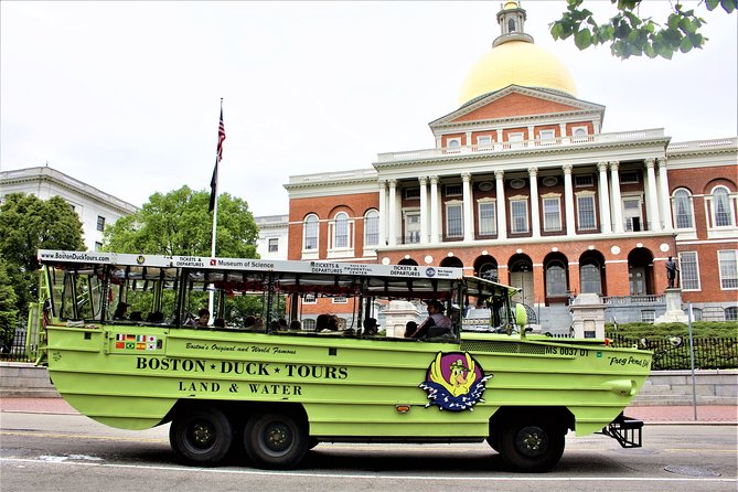 Boston Duck Boat Sightseeing City Tour with Cruise Along Charles River - The Big Dig and city infrastructure, seen from the street
