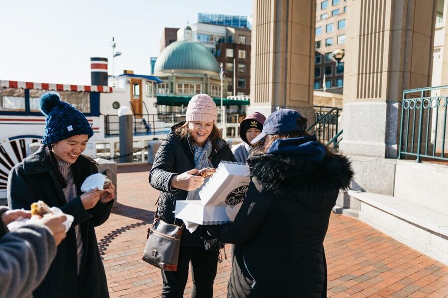 Boston: Guided Delicious Donut Tour with Tastings - Rose Kennedy Greenway pacing: a breather you still earn