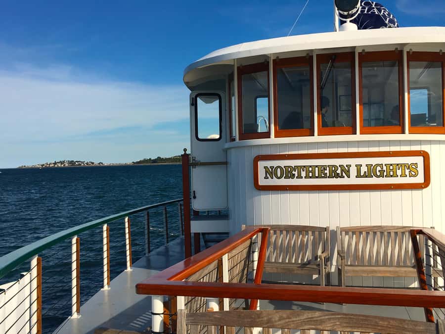 Boston Harbor Fall Foliage Weekend Brunch Cruise - What the yacht ride is like in real fall weather