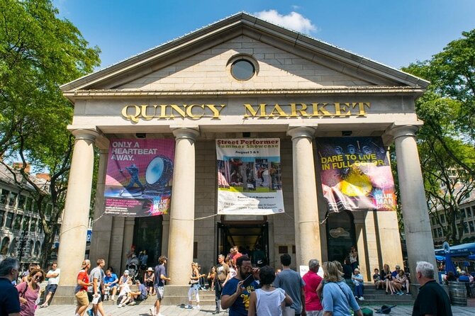 Boston Historical Freedom Trail and Cheers Landmark Tour - Stop 1: Faneuil Hall Marketplace, Where Independence Talk Was Loud