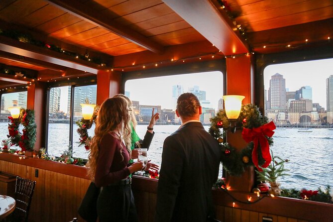 Boston Holiday Cocoa Cruise - North End cruising and the Old North Church glimpse you will remember