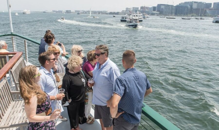 Boston: New England Harbor Cruise - Bunker Hill Monument and the Navy Yard sights