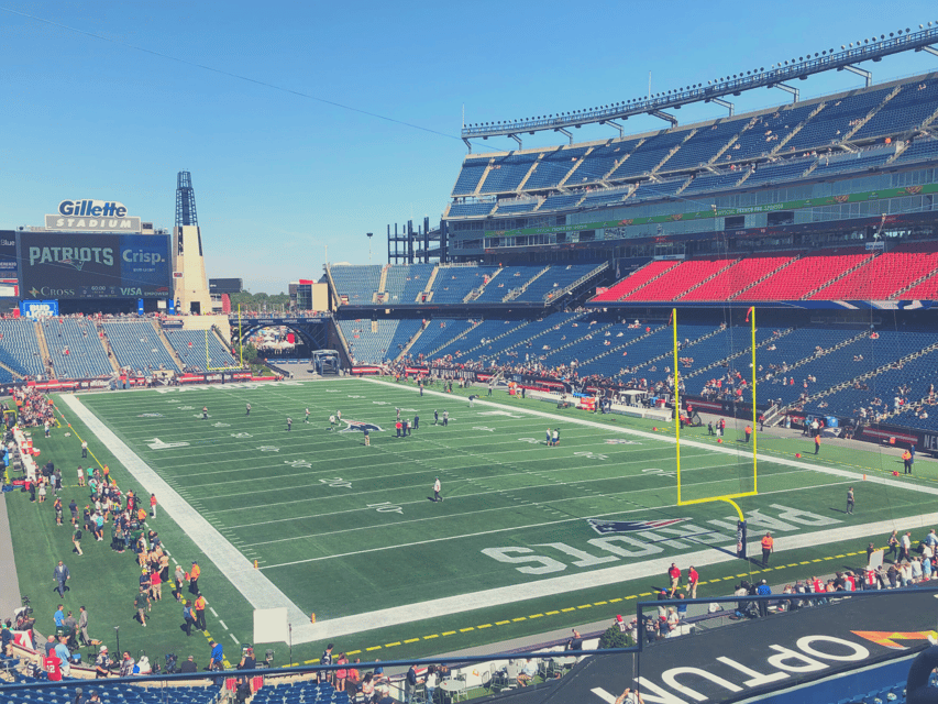 Boston: New England Patriots Football Game Ticket - What happens after you sit down: sound, sight, and the score explosions
