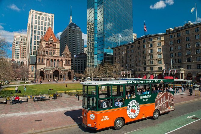 Boston Shore Excursion: Boston Hop-On Hop-Off Trolley Tour - Orange Back Bay Loop: the quick detour to Copley, Symphony Hall, and Trinity Church
