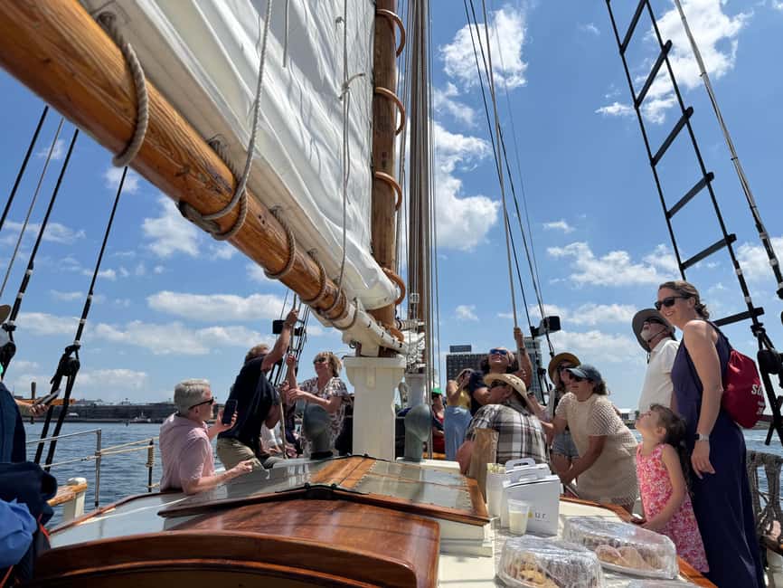 Boston: Sunday Pastry & Prosecco Sail on Boston Harbor - Included drinks, plus what you can order onboard