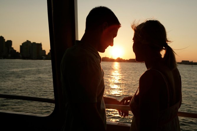 City Cruises Boston 90-Minute Harbor Sunset Sightseeing Cruise - Seating and Comfort: Inside Views, Top Deck Light, and Diesel Fumes