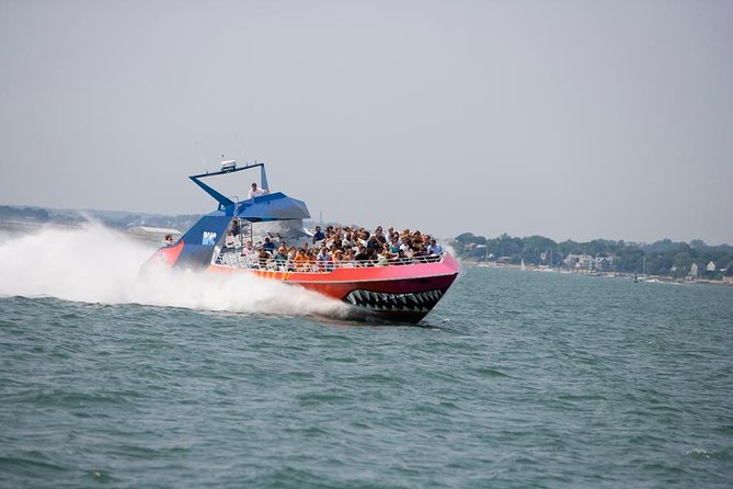 City Cruises Boston Codzilla High-Speed Thrill Boat Ride - The 45 minute itinerary: what happens from dock to splash, back to dock