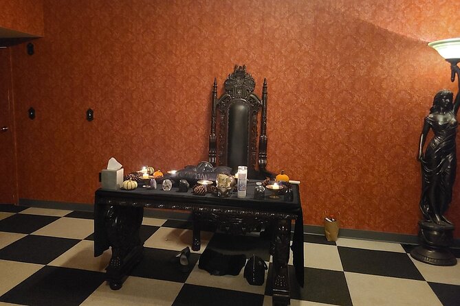 Experience Authentic Salem Séance with Entry Pass - Step into Omen’s Spirit Parlor, and read the room fast