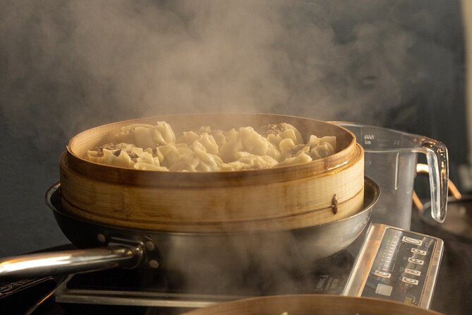 Homemade Dumplings 101 in Boston - Dim sum style dumplings: pork plus veggies, steamed or pan-fried