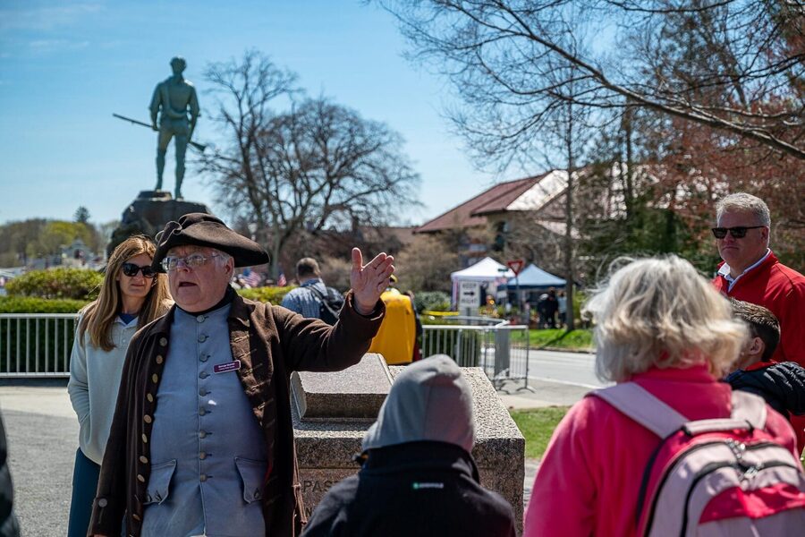 Lexington, MA Battle Green Walking Tour with Costumed Guide - Lexington Green monuments you should not rush past