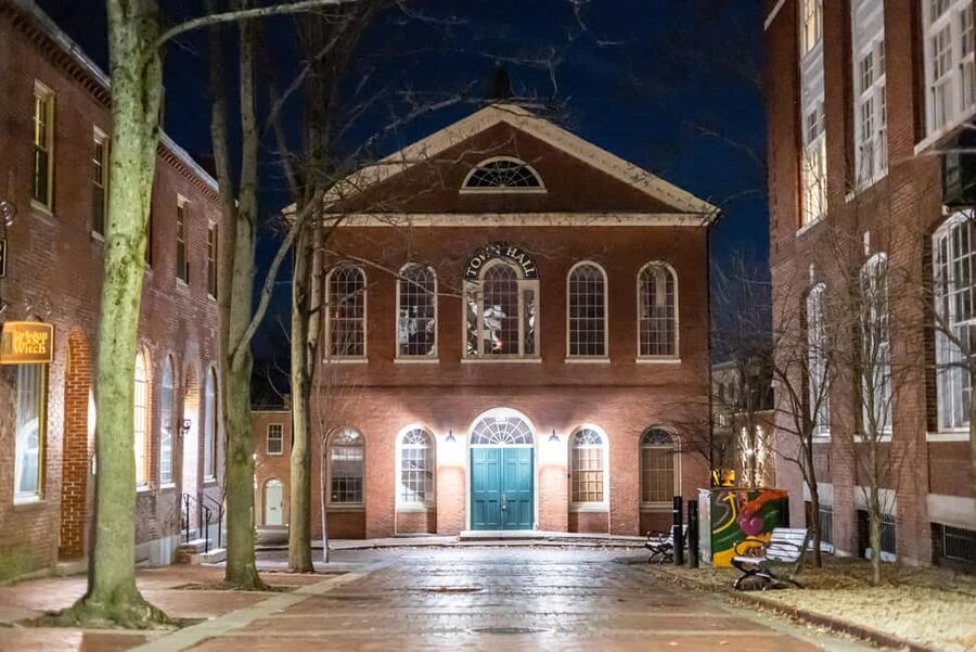 Salem Ghost Tours: Witches & Wicked Whispers - Salem Old Town Hall: the first chill you feel