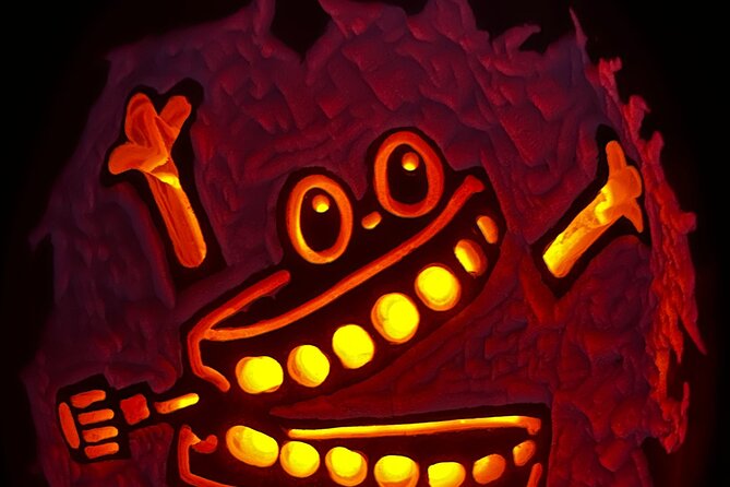 Salem's only Jack - O' - Lantern Festival - The Hollowed Harvest flow: spooky stories, glowing pumpkins, then music