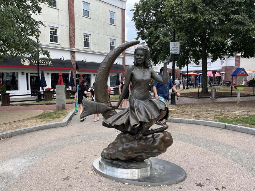 Salem Witch Tour from Boston by Train - Witch Trials Memorial: stone benches, names, and where the story lands