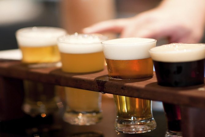 Signature Boston Guided Brewery Tour with snack - The Meadhall finish: where the tasting turns into a meal