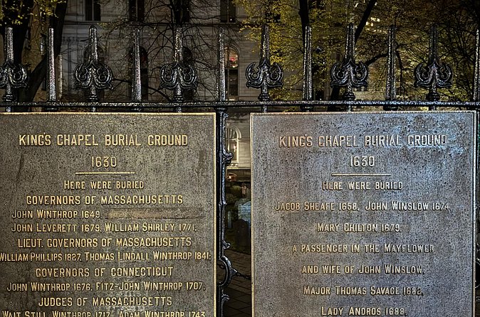 Spirits Of The Dead - A Boston Ghost Tour - The Route: Faneuil Hall Marketplace to Boston Massacre Site