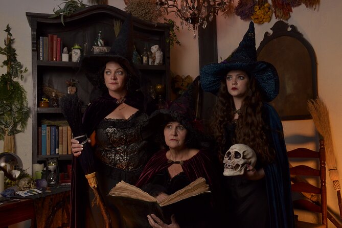 Witch Costume Photo Shoot - Witch Cottage theatrical set - Styling with an in-house stylist, how to get a look you love